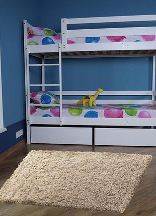 Двухъярусная кровать с ящиками Беби сон 6 для 2х детей (80x190см)