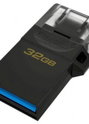 Флеш накопитель USB3.2 32GB microDuo USB 3.2/microUSB (DTDUO3G...