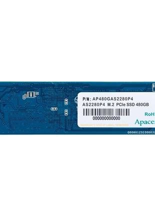 SSD-накопичувач 480GB Apacer AS2280P4 M.2 2280 PCIe 3.0 x4 3D TLC