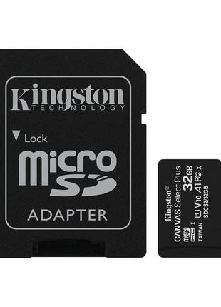 MicroSDHC 32GB UHS-I Class 10 Kingston Canvas Select Plus R100...