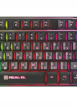 Клавиатура REAL-EL Gaming 8710 TKL Backlit