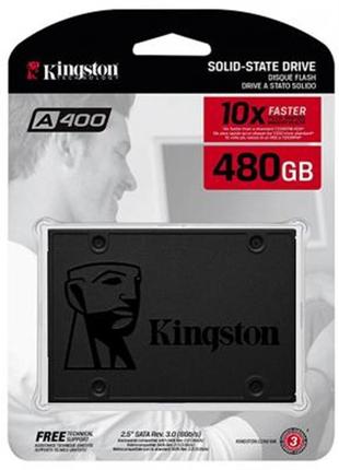 SSD-накопичувач Kingston A400 480GB 2.5" SATAIII TLC (SA400S37...