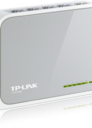 Коммутатор TP-LINK TL-SF1005D 5-Port 10/100Mbps