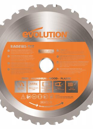 Пильний диск Evolution TCT EVO RAGE 185x20 20z