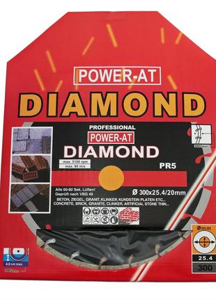 Круг алмазний Diamond/Польща/,300х25,4х10 нові