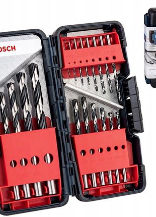 Набір сверл Bosch HSS PointTeQ ToughBox 18 шт (2.608.577.350).