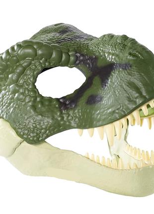 Маска Динозавра Для Хеллоуина Детская Стегозавр с Подвижной Че...