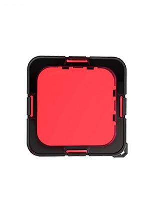 Красный фильтр GoPro 8 на аквабокс Telesin cp