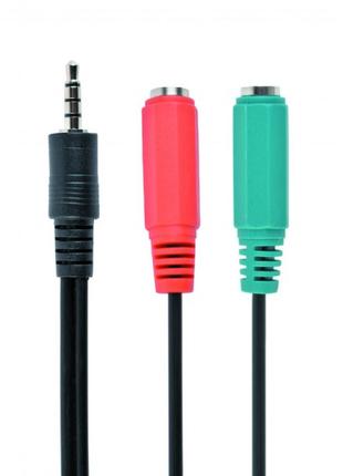 Переходник 3.5мм 4-pin микрофон+наушники Cablexpert CCA-417 cp