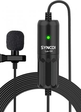 Петличный микрофон для телефона 8м Synco Lav-S8 cp
