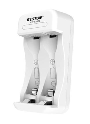 Зарядное устройство двойное AA/AAA USB Beston BST-C8001