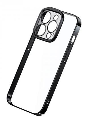 Чехол Iphone 14 Pro Max прозрачный закаленное стекло Baseus Gl...