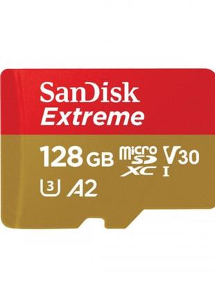 Карта памяти 128 ГБ microSDXC UHS-I U3 A2 SanDisk Extreme SDSQ...