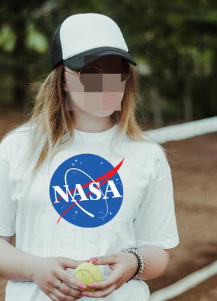 Женская Футболка NASA / футболка НАСА женская
