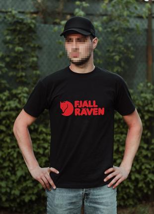 Черная футболка fjall raven