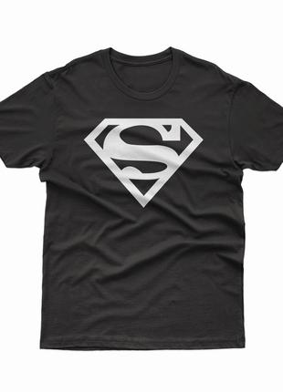 Черная футболка Superman