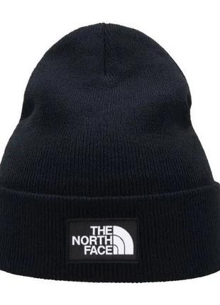 Зимняя шапка The North Face / Шапка The North Face темно-синяя