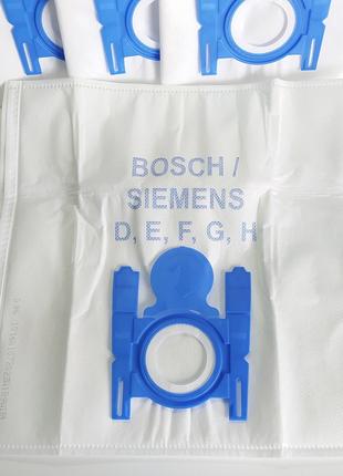 Набор мешков для пылесоса Bosch, Siemens (4 шт.) + универсальн...