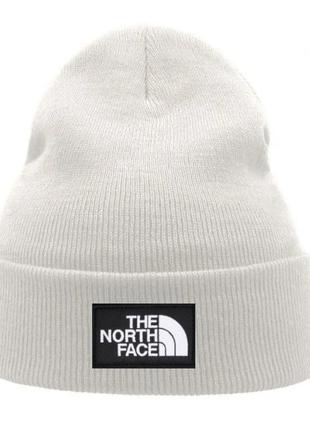 Зимняя шапка The North Face / Шапка The North Face белая