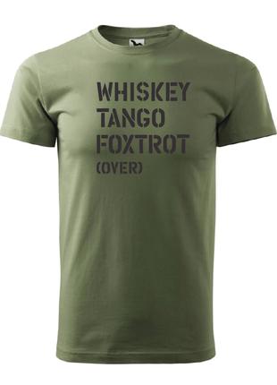 Футболка Хакі Stedman Мілітарі US Army Whiskey Tango Foxtrot 1...