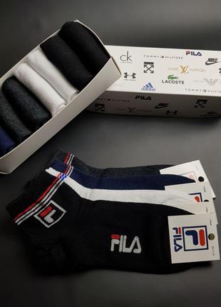 Мужские носки "Fila", в подарочной упаковке, средние, 8 пар/уп...