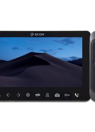 Комплект видеодомофона BCOM BD-780M Black Kit: видеодомофон 7"...
