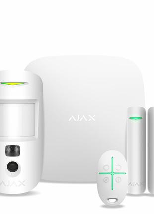 Комплект беспроводной сигнализации Ajax StarterKit Cam (8EU) U...