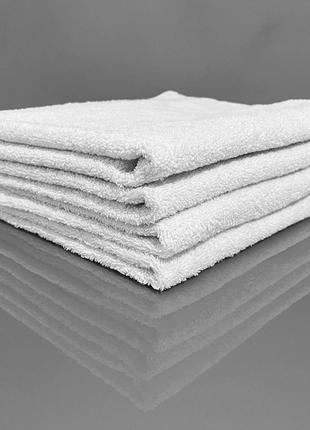 Белое полотенце, махровое, 50 см * 90 см, 420 г/м2, 10 шт/уп.,...