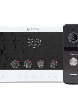 Комплект видеодомофона BCOM BD-780FHD White Kit: видеодомофон ...
