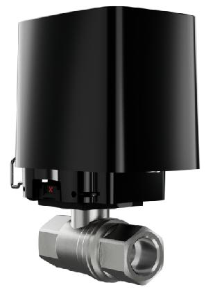 Кран перекрытия воды Ajax WaterStop 1/2" black с дистанционным...