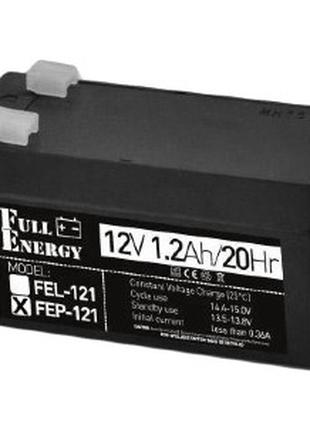 Аккумулятор 12В 1.2 Ач для ИБП Full Energy FEP-121