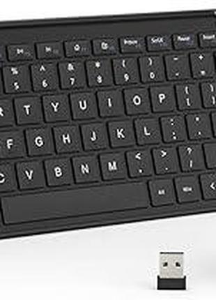 IClever GK03 Комбинированная беспроводная клавиатура и мышь, п...