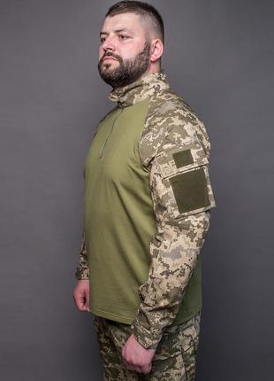 Камуфляжный костюм для ВСУ тактический Рубашка убакс боевая + ...