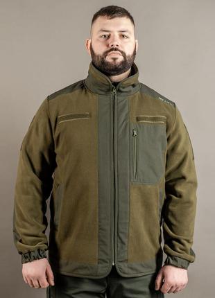 Куртка демісезонна тактична флісова olive Куртка військова MIL...