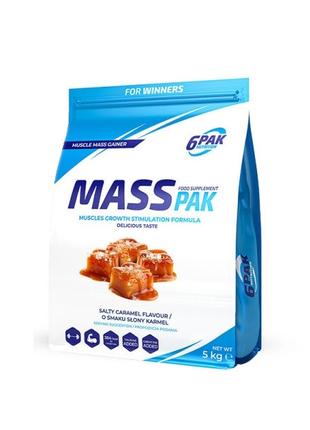 Гейнер 6PAK Nutrition Mass PAK, 5 кг Солёная карамель