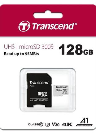 Карта памяти Transcend microSDHC 128GB Class 10