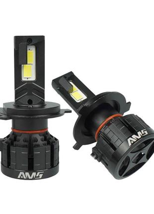 Светодиодные лампы Led AMS Ultimate Power-F H4 H/L 5500K CanBu...