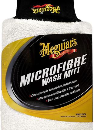 Рукавиця для миття авто Meguiar's Microfiber Wash Mitt