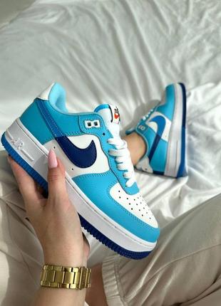 Женские кроссовки nike force blue white