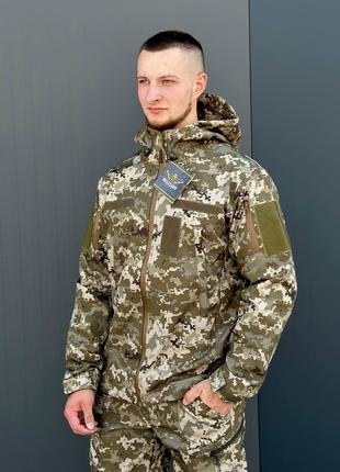Куртка Софтшел піксель Military