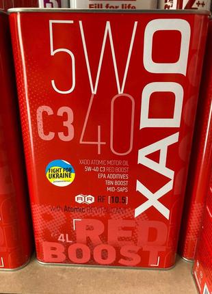 Хадо 5W-40 C3 Red Boost ( ж/б 4 л )