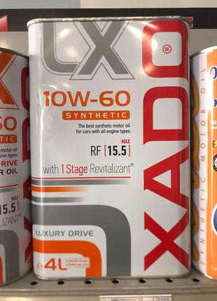 10W-60 XADO Luxury Drive (ж/б 4 л)