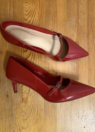 Красные туфли лодочки 👠 41 размер