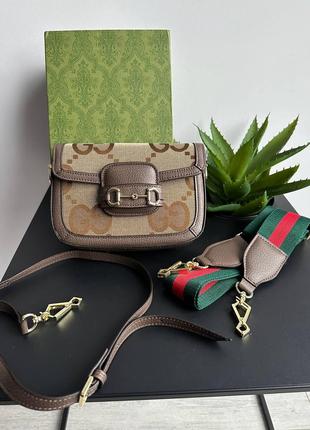 Женская сумка Гуччи / Gucci Horsebit 1955