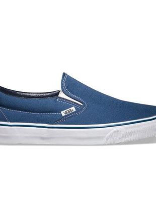 Слипоны кеды Vans Slip-On - Navy (оригинал cліпони кеди) 25.5 cm