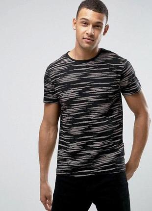Мужская футболка D-Struct - Темная серый принт XL
