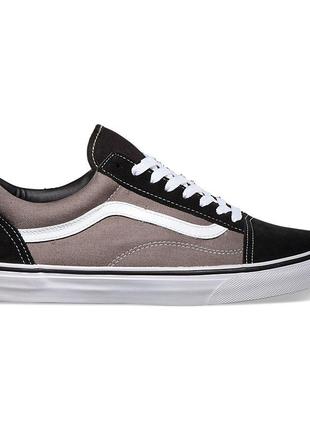 Кеды Vans Old Skool - Pewter/Black (оригинал олд скул ванс) 11.5