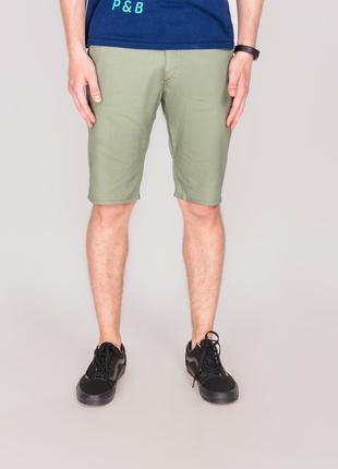 Мужские шорты чинос Outfits - Сlassic light Khaki светло зелен...