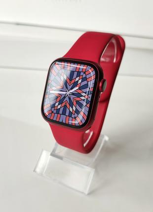 Apple watch series 7 41 mm Product Red aluminium эпл воч часы