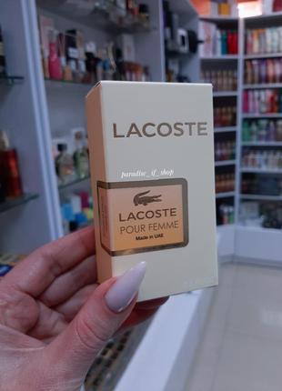 Lacoste pour femme &lt;unk&gt; пробник парфюм женский!